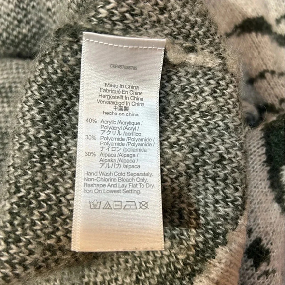 Madewell Thornton Mockneck Pullover Sweater Size Medium - Picture 4 of 7